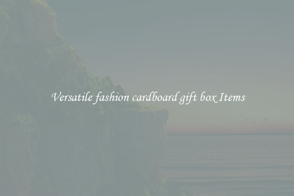 Versatile fashion cardboard gift box Items
