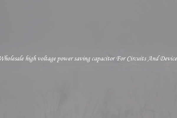 Wholesale high voltage power saving capacitor For Circuits And Devices