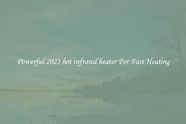Powerful 2023 hot infrared heater For Fast Heating