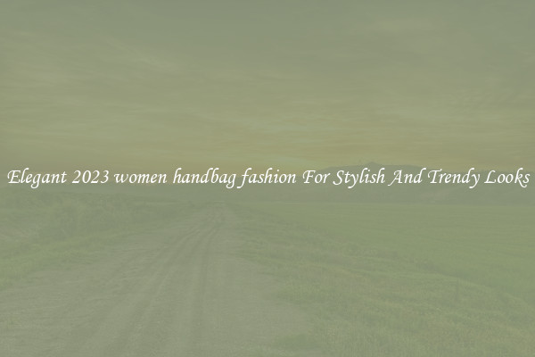 Elegant 2023 women handbag fashion For Stylish And Trendy Looks