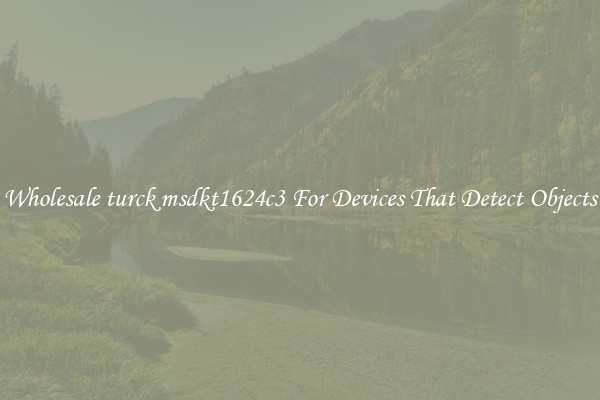 Wholesale turck msdkt1624c3 For Devices That Detect Objects