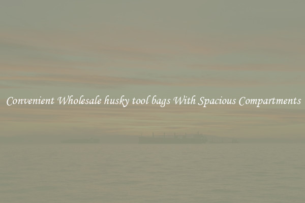 Convenient Wholesale husky tool bags With Spacious Compartments